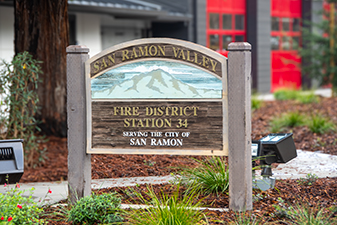 Fire station 34 sign